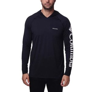 Camiseta Columbia Aurora Manga longa com Capuz Preto