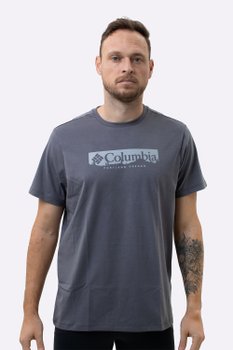 Camiseta Columbia CSC Box Treeline Masculina Cinza