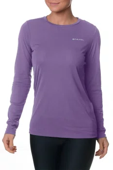 Camiseta Columbia Feminina M/L Lilás