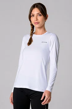 Camiseta Columbia Feminina Neblina Branco