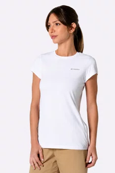 Camiseta Columbia Feminina Neblina Branco