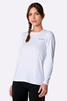 Camiseta Columbia Feminina Neblina Branco