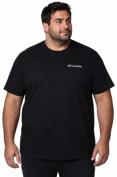 Camiseta Columbia Masculina Basic Plus Size Preto