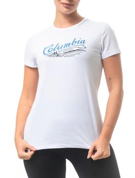 Camiseta Columbia Simply Scripted Branco Feminino