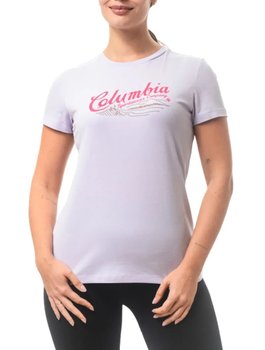 Camiseta Columbia Simply Scripted Lilás Feminino
