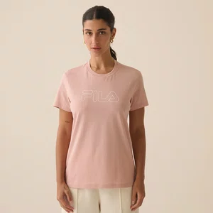 Camiseta Fila Basic Outline Feminina Rose