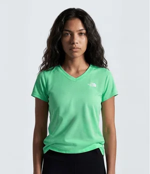 Camiseta Feminina The North Face Hyper Tee V-Neck Verde