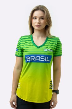 Camiseta Feminina HUPI Brasil Pace Camiseta Feminina HUPI Brasil Pace