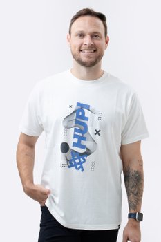Camiseta HUPI Casual Branca HUPI Logo