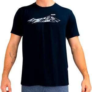 Camiseta HUPI Miragem Masculina Manga Curta Preta