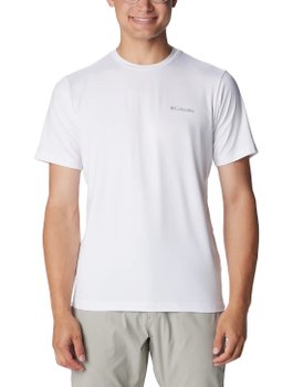 Camiseta Columbia Masculina Tech Trail Crew Neck II Branca