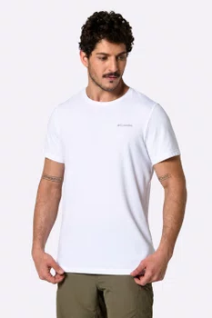 Camiseta Masculina Columbia Neblina FPS 50 Branco