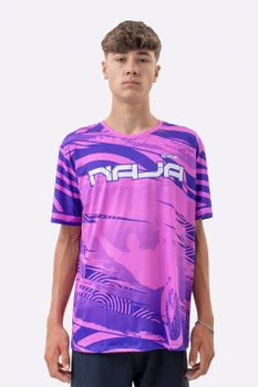 Camiseta Masculina HUPI Bike Naja V10 Pink e Roxo