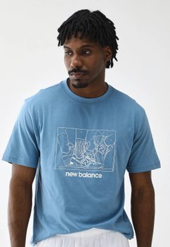 Camiseta New Balance Science Azul Masculino