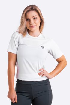 Camiseta Segunda Pele HUPI Manga Curta Branco