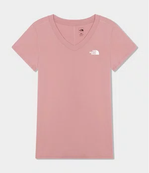 Camiseta The North Face Hyper Tee Crew Cave Feminina Rosa