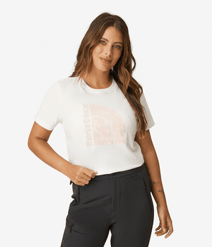 Camiseta The North Face Jumbo Half Dome Branca Feminino