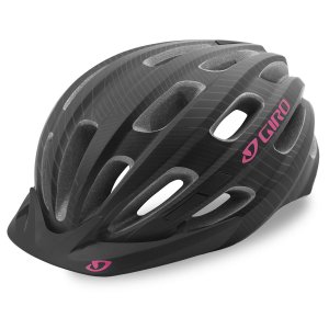 Capacete Ciclismo Feminino Giro Vasona Com Viseira Preto Fosco e Rosa Capacete Ciclismo Feminino Giro Vasona Com Viseira Preto Fosco e Rosa
