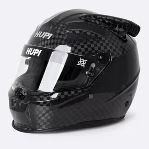 Capacete HUPI Automobilismo Evo Mid Air Carbono 12k Selo FIA