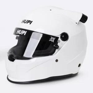 Capacete HUPI Automobilismo Evo Mid Air Branco Selo FIA
