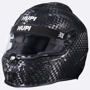 Capacete HUPI Automobilismo Evo Top Air Carbono 12K Selo FIA