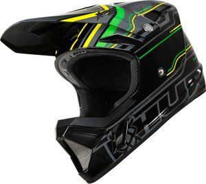 Capacete HUPI DH-3 Preto e Cinza