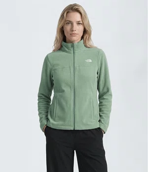 Fleece Feminino The North Face Glacier Full Zip Verde