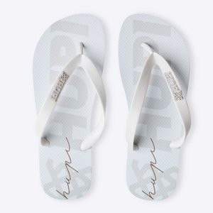 Chinelo HUPI Vibes Branco/Bege