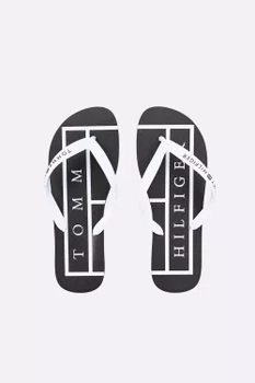 Chinelo Tommy Hilfiger Strip Preto