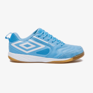 Chuteira Futsal Umbro Pro 5 Bump Azul e Branca
