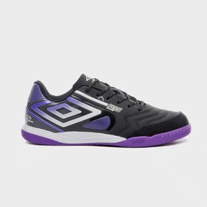 Chuteira Futsal Umbro Pro 5 Bump Club Preto e Roxo