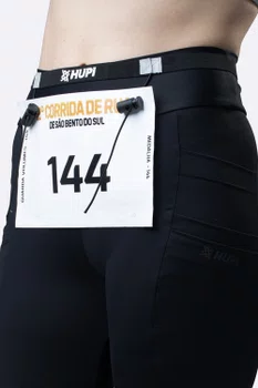 Cinto Porta Número HUPI Running All Black