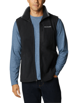 Colete Fleece Columbia Masculino Fast Trek Preto