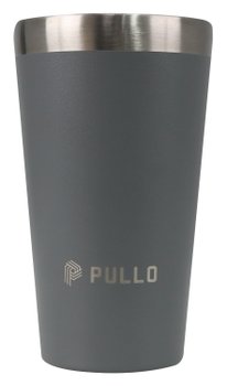Copo Térmico Pullo Fun 480ML Cinza