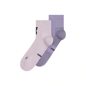 Meia On Core Run Sock Mid 2 Pares Roxo e Lilás