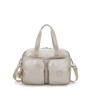 Sacola de Mão Kipling Defea XL Dourado