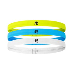 Faixa de Cabelo HUPI Kit 03 Amarelo Azul Branco Faixa de Cabelo HUPI Kit 03 Amarelo Azul Branco