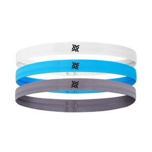 Faixa de Cabelo HUPI Kit 03 Branco Azul Cinza Faixa de Cabelo HUPI Kit 03 Branco Azul Cinza