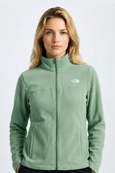 Fleece Feminino The North Face Glacier Full Zip Verde
