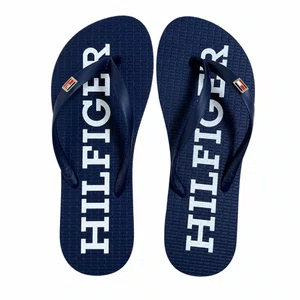 Chinelo Tommy Hilfiger Strap Beach Feminino Azul Marinho