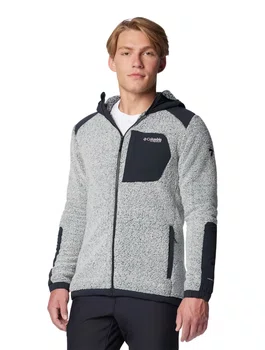 Jaqueta Columbia Masculina Arctic Crest Sherpa Branco/Preto