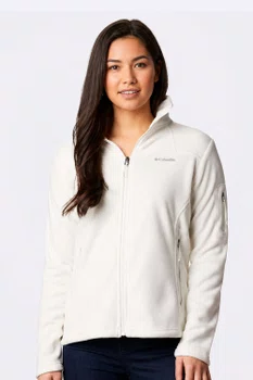 Jaqueta Columbia Fast Trek II Fleece Feminina Branca 