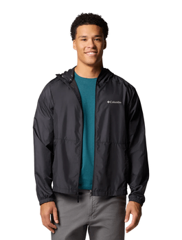 Jaqueta Columbia Masculina Flashback II Windbreaker Preta