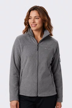 Jaqueta Columbia Fleece Fast Trek II Feminina Cinza