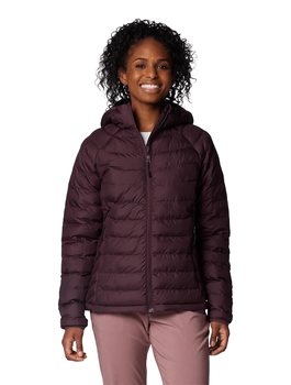 Jaqueta Columbia Feminina Powder Lite com Capuz Vinho Jaqueta Columbia Feminina Powder Lite com Capuz Vinho