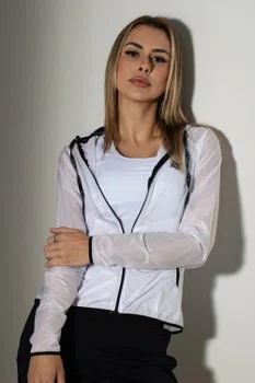 Jaqueta Corta Vento HUPI Feminina Branco