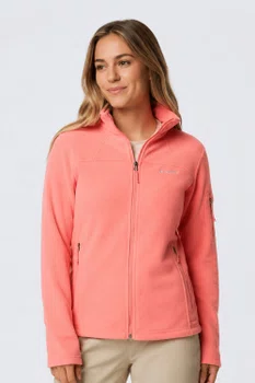 Jaqueta Fleece Columbia Feminina Fast Trek II Coral