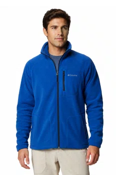 Jaqueta Fleece Columbia Masculina Fast Trek II Azul