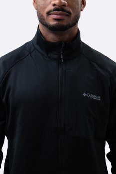 Jaqueta Columbia Masculina Triple Canyon Grid Preta: Aquecimento
