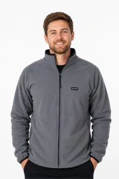 Jaqueta Fleece HUPI Masculina Grafite